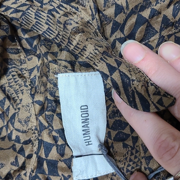 Humanoid Printed Silk Dress - Picture 5 of 7